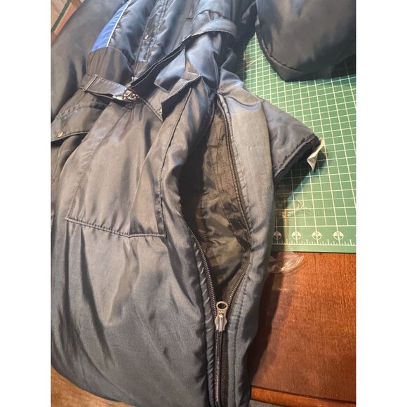 Vintage Walls Blizzard-Pruf Insulated Coveralls Large Tall  Faux Fur Collar Hood - Picture 4 of 16